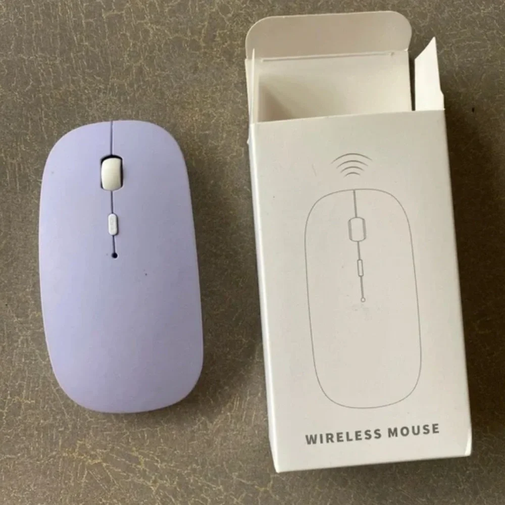 Purple Wireless Bluetooth Mouse